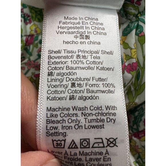 J. CREW LIBERTY OF LONDON Floral Tiered Mini Skirt, Sz M - Picture 9 of 10